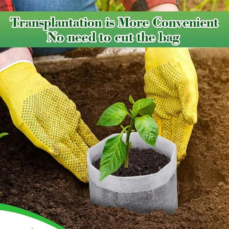 Biodegradable Grow Bags Nursery Bag Plant Grow Bags Non-woven Fabric