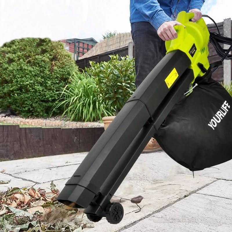 Youlefu Elektrischer Laubbläser und Saugmaschine – 3000 W hohe Leistung