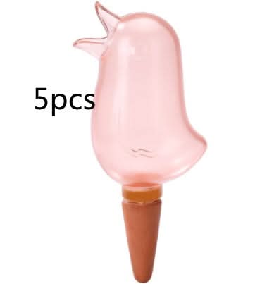 Topfpflanzen-Bewässerungsspieß für Zimmerpflanzen, Garten, automatisches Bewässerungswerkzeug, süße Vögel, Tropfbewässerungssystem-Set für den Innenbereich