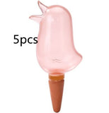 Topfpflanzen-Bewässerungsspieß für Zimmerpflanzen, Garten, automatisches Bewässerungswerkzeug, süße Vögel, Tropfbewässerungssystem-Set für den Innenbereich