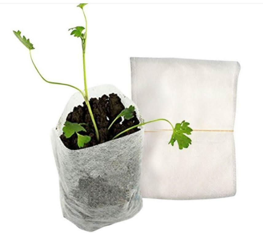 Non-Woven Seedling Bag – Breathable Nursery Grow Bag for Home & Balcony Gardening
