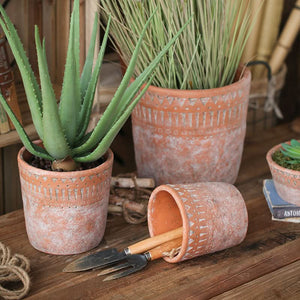 Authentic Berber Terracotta Pot – Handcrafted North African Clay Planter for Indoor & Outdoor Gardens