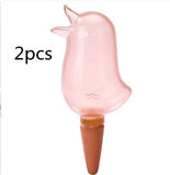 Topfpflanzen-Bewässerungsspieß für Zimmerpflanzen, Garten, automatisches Bewässerungswerkzeug, süße Vögel, Tropfbewässerungssystem-Set für den Innenbereich