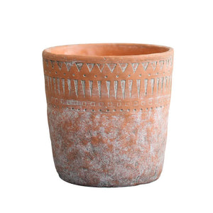 Authentic Berber Terracotta Pot – Handcrafted North African Clay Planter for Indoor & Outdoor Gardens
