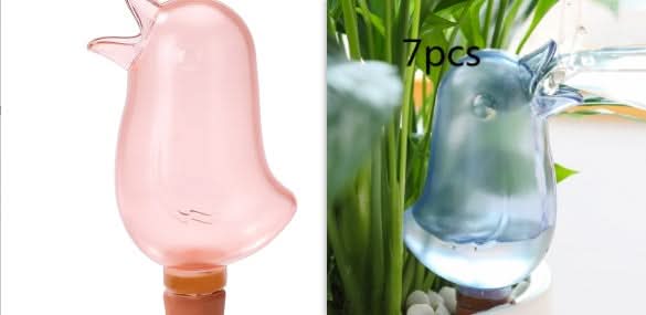 Topfpflanzen-Bewässerungsspieß für Zimmerpflanzen, Garten, automatisches Bewässerungswerkzeug, süße Vögel, Tropfbewässerungssystem-Set für den Innenbereich