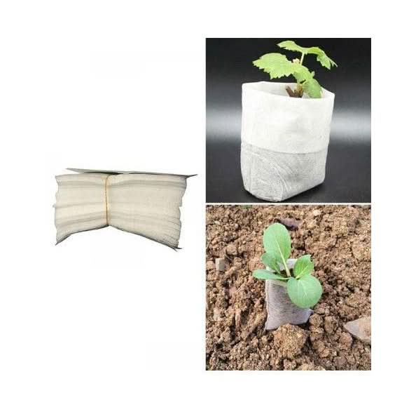 Non-Woven Seedling Bag – Breathable Nursery Grow Bag for Home & Balcony Gardening
