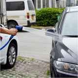 Latex Natural Telescopic Water Hose - High Pressure Car Wash & Watering Gun