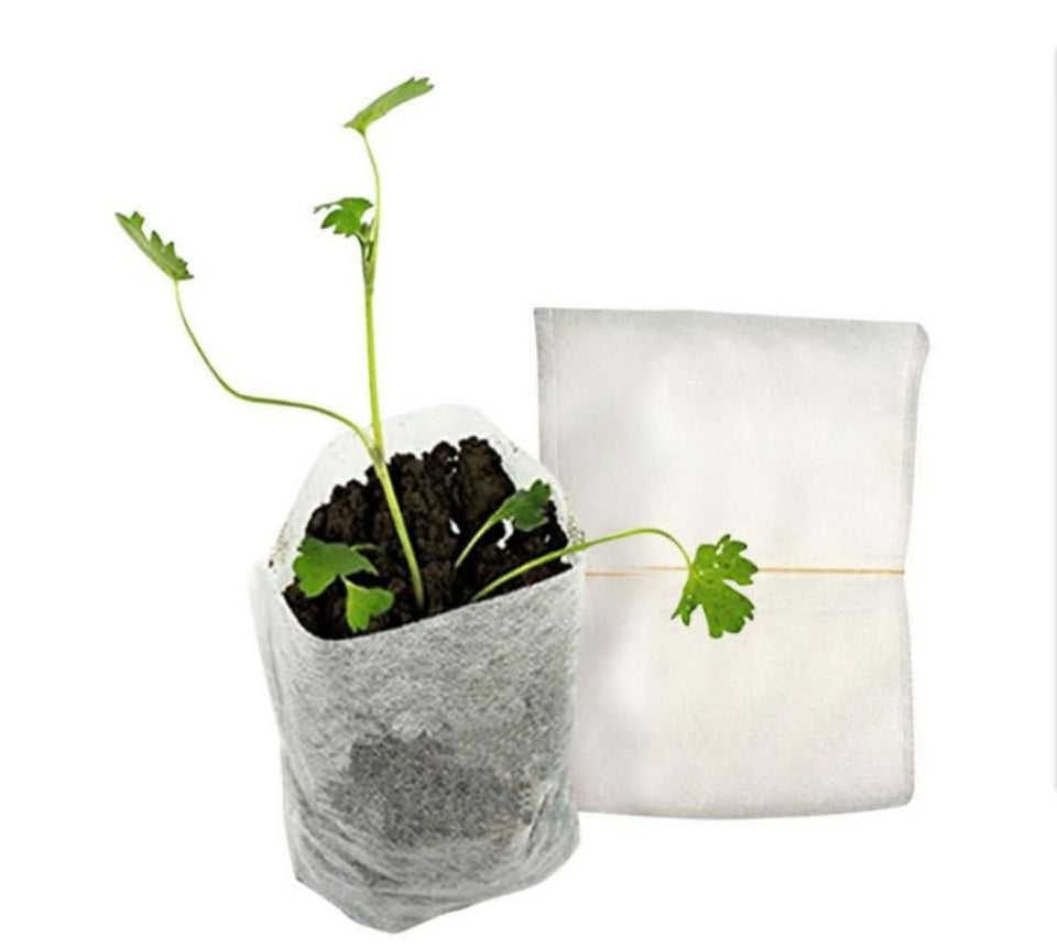 Non-Woven Seedling Bag – Breathable Nursery Grow Bag for Home & Balcony Gardening