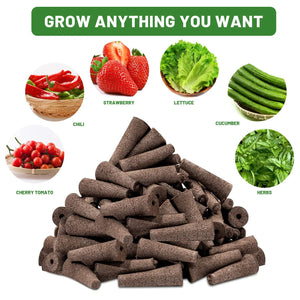 120pcs Hydroponic Pod Kit – Includes Grow Baskets, Transparent Insulation Lids, Grow Sponges & Labels – Indoor Hydroponic Garden Accessories for Seed Starting & Plant Growth