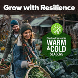 Ultimate 55 Vegetable Seeds Pack - 28,000+ USA Heirloom Non-GMO Seeds for Year-Round Gardening - Perfect Survival Seed Vault for Preppers & Gardeners - Ideal Gift for All!