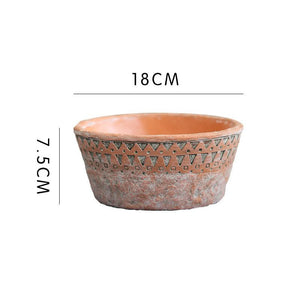 Authentic Berber Terracotta Pot – Handcrafted North African Clay Planter for Indoor & Outdoor Gardens