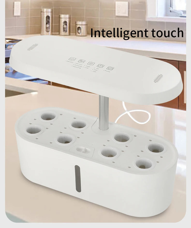 Smart LED Hydroponic Indoor Garden Kit – 8-Pod Plant Nursery System