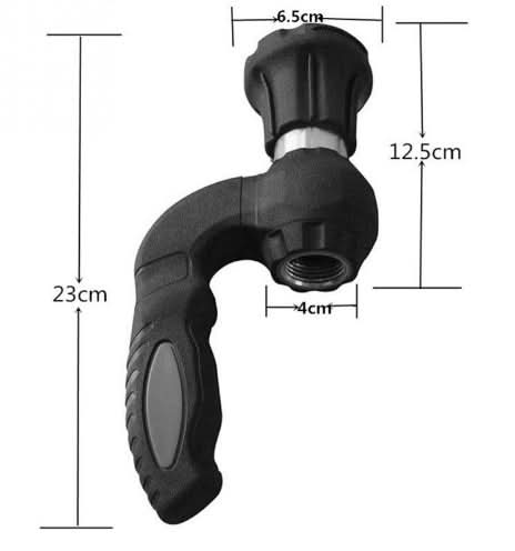 Mighty Power Hose Blaster Nozzle – 5-in-1 Adjustable Jet Sprayer for Garden, Lawn & Car