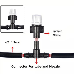 10m Garden Irrigation Misting System – Water-Saving Micro Spray Hose Kit