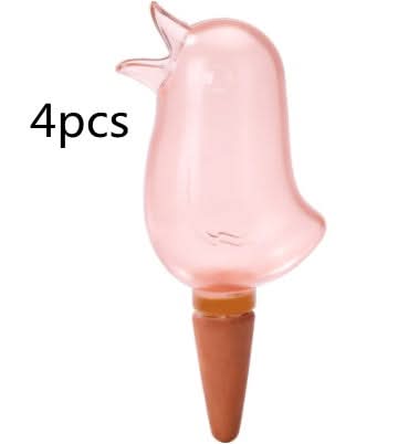 Topfpflanzen-Bewässerungsspieß für Zimmerpflanzen, Garten, automatisches Bewässerungswerkzeug, süße Vögel, Tropfbewässerungssystem-Set für den Innenbereich