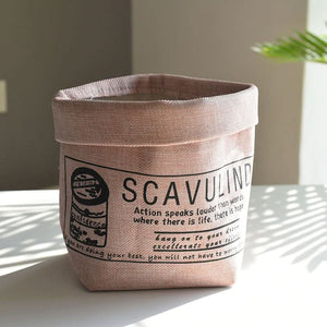 Washable Fabric Flower Pot – Breathable, Reusable Cloth Planter for Indoor Decor