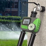Automatischer Gartenbewässerungsregler mit Doppelventil – Intelligenter Bewässerungstimer für zwei Zonen
