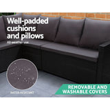 Gardeon Outdoor Furniture Dining Setting Sofa Set Wicker 9 Seater