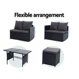 Gardeon Outdoor Furniture Dining Setting Sofa Set Wicker 9 Seater