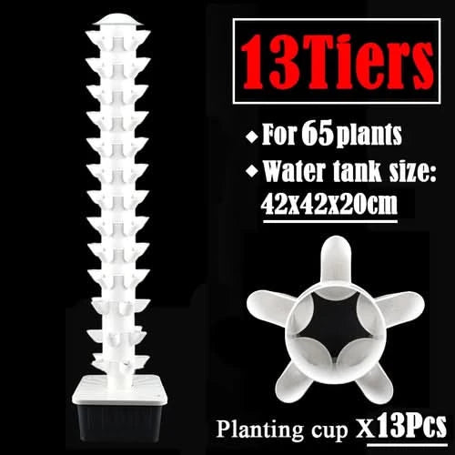 DIY Vertical Tower Planters With 5Holes Detachable PP Colonization