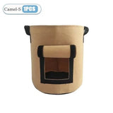 1 à 8 sacs de plantation de pommes de terre en feutre de 5/10 gallons, grand diamètre pour légumes