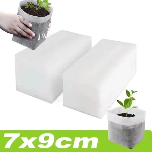 Biodegradable Nursery Grow Bags – Non-Woven Fabric Plant Pots for Seedlings & Transplants