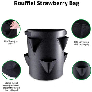 Multi-Mouth Grow Bag 5/7/10 Gallonen Erdbeer-Tomaten-Pflanzbeutel