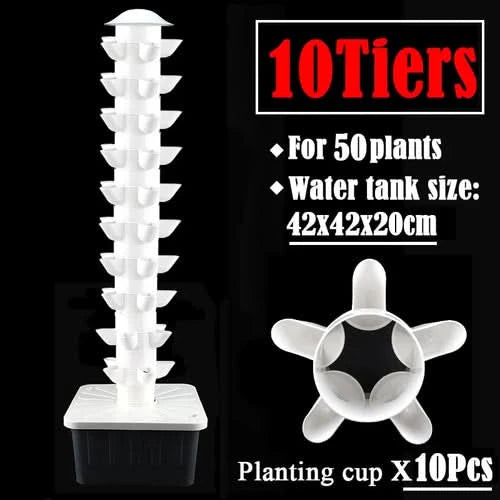 DIY Vertical Tower Planters With 5Holes Detachable PP Colonization