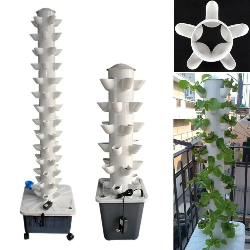 DIY Vertical Tower Planters With 5Holes Detachable PP Colonization