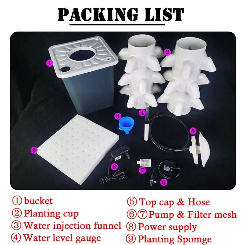 DIY Vertical Tower Planters With 5Holes Detachable PP Colonization