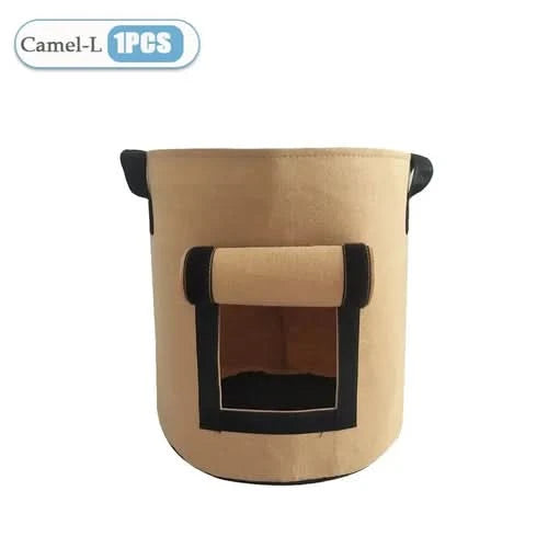 1 à 8 sacs de plantation de pommes de terre en feutre de 5/10 gallons, grand diamètre pour légumes
