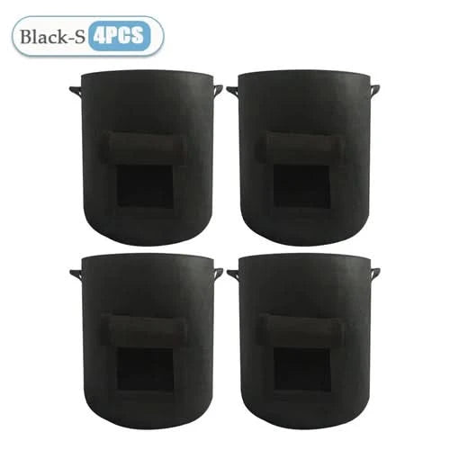 1 à 8 sacs de plantation de pommes de terre en feutre de 5/10 gallons, grand diamètre pour légumes