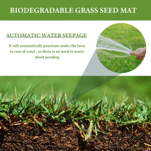 Biodegradable Grass Seed Mat Horticultural Lawn Seed Blanket Non-woven