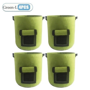 1 à 8 sacs de plantation de pommes de terre en feutre de 5/10 gallons, grand diamètre pour légumes