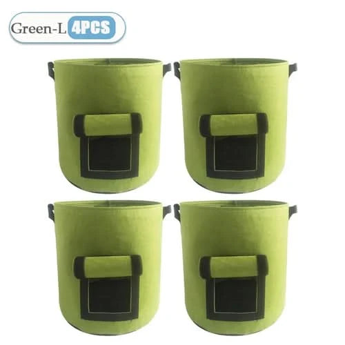 1 à 8 sacs de plantation de pommes de terre en feutre de 5/10 gallons, grand diamètre pour légumes