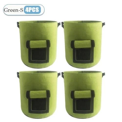 1 à 8 sacs de plantation de pommes de terre en feutre de 5/10 gallons, grand diamètre pour légumes