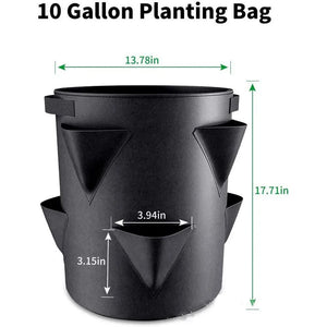 Multi-Mouth Grow Bag 5/7/10 Gallonen Erdbeer-Tomaten-Pflanzbeutel