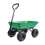 200kg Capacity Garden Cart Heavy Duty Utility Lawn Yard Dump Cart