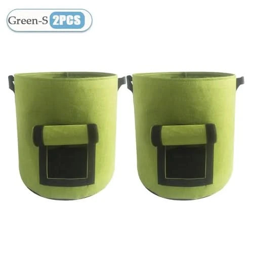 1 à 8 sacs de plantation de pommes de terre en feutre de 5/10 gallons, grand diamètre pour légumes