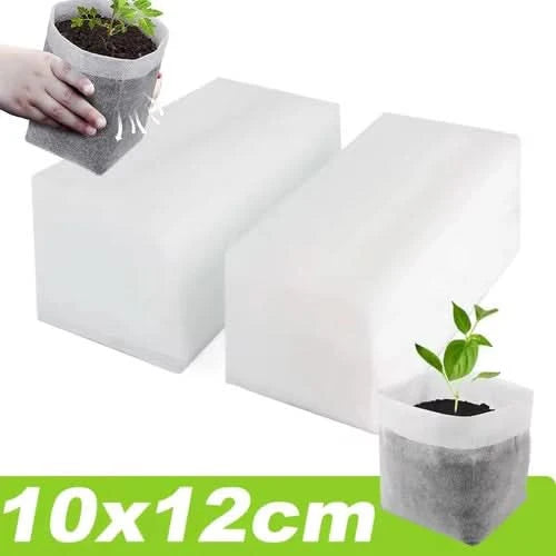 Biodegradable Nursery Grow Bags – Non-Woven Fabric Plant Pots for Seedlings & Transplants