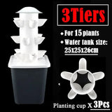 DIY Vertical Tower Planters With 5Holes Detachable PP Colonization