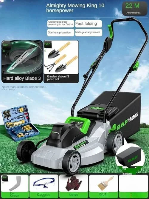 220V New Electric Lawn Mower with High Power for Small Gardens and