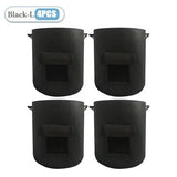 1 à 8 sacs de plantation de pommes de terre en feutre de 5/10 gallons, grand diamètre pour légumes