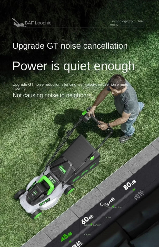 220V New Electric Lawn Mower with High Power for Small Gardens and