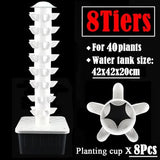 DIY Vertical Tower Planters With 5Holes Detachable PP Colonization