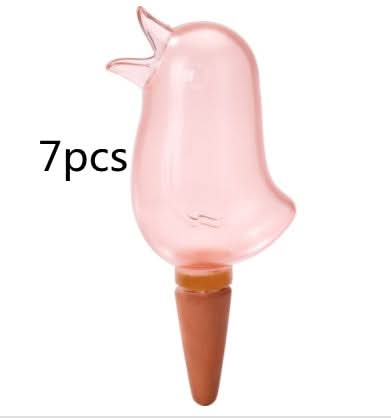 Topfpflanzen-Bewässerungsspieß für Zimmerpflanzen, Garten, automatisches Bewässerungswerkzeug, süße Vögel, Tropfbewässerungssystem-Set für den Innenbereich