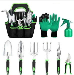 9-Piece Aluminum Gardening Tool Set – Ergonomic, Rust-Resistant & Lightweight