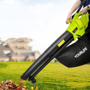 Youlefu Elektrischer Laubbläser und Saugmaschine – 3000 W hohe Leistung