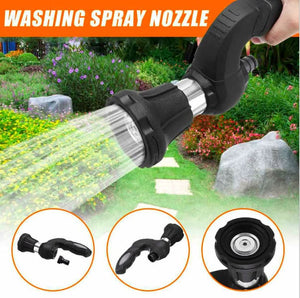Mighty Power Hose Blaster Nozzle – 5-in-1 Adjustable Jet Sprayer for Garden, Lawn & Car