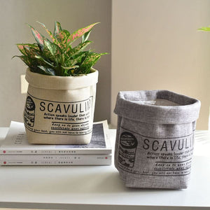 Washable Fabric Flower Pot – Breathable, Reusable Cloth Planter for Indoor Decor